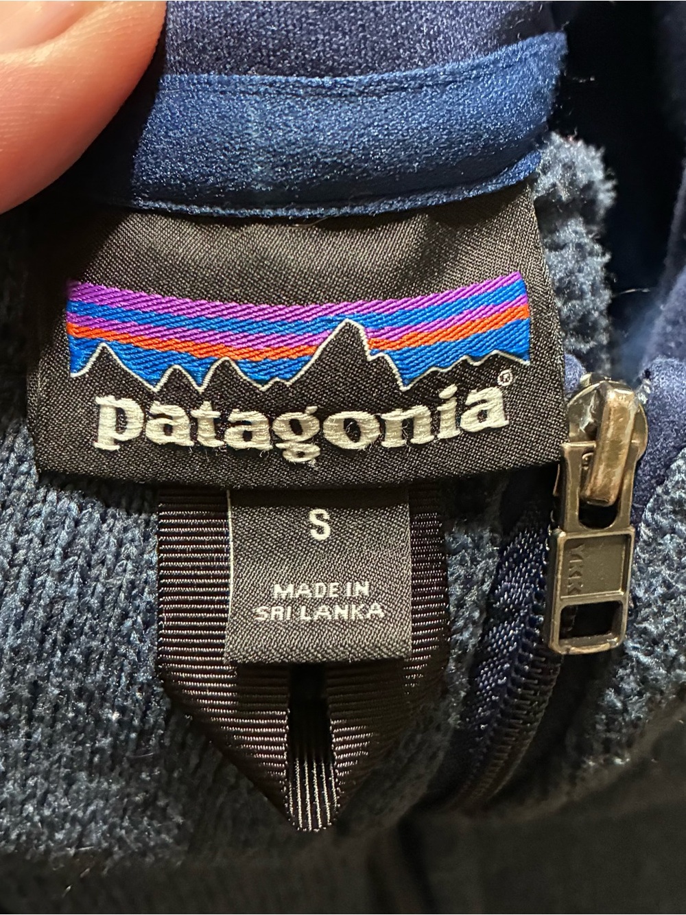 Patagonia Navy Blue Full-Zip Better Sweater Fleece Jacket Womens Small EUC - Picture 5 of 7
